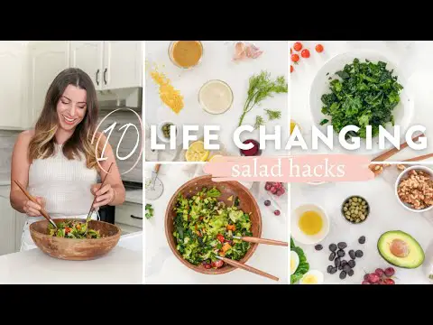 10 *LIFE CHANGING* SALAD HACKS | How To Make Salads That Don&#039;t Suck!