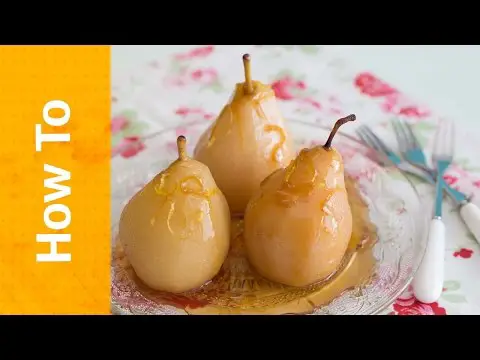 How To Make Poached Pears