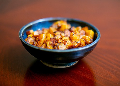 A bowl of butternut squash