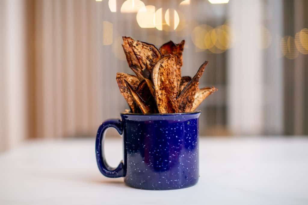 Crispy Baked Eggplant Chips Recipe BeginnerFood