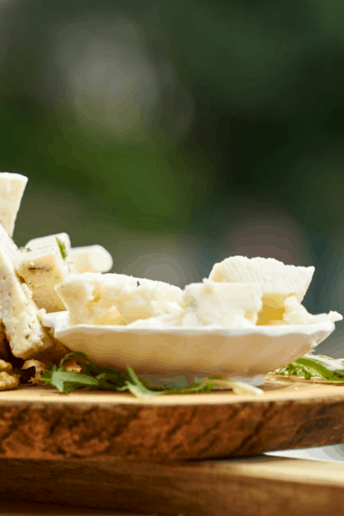 Goat cheese is also a good alternative to feta cheese for salad recipes