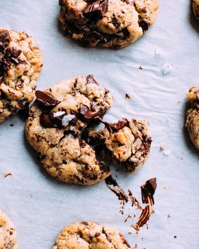 Freshly baked cookies