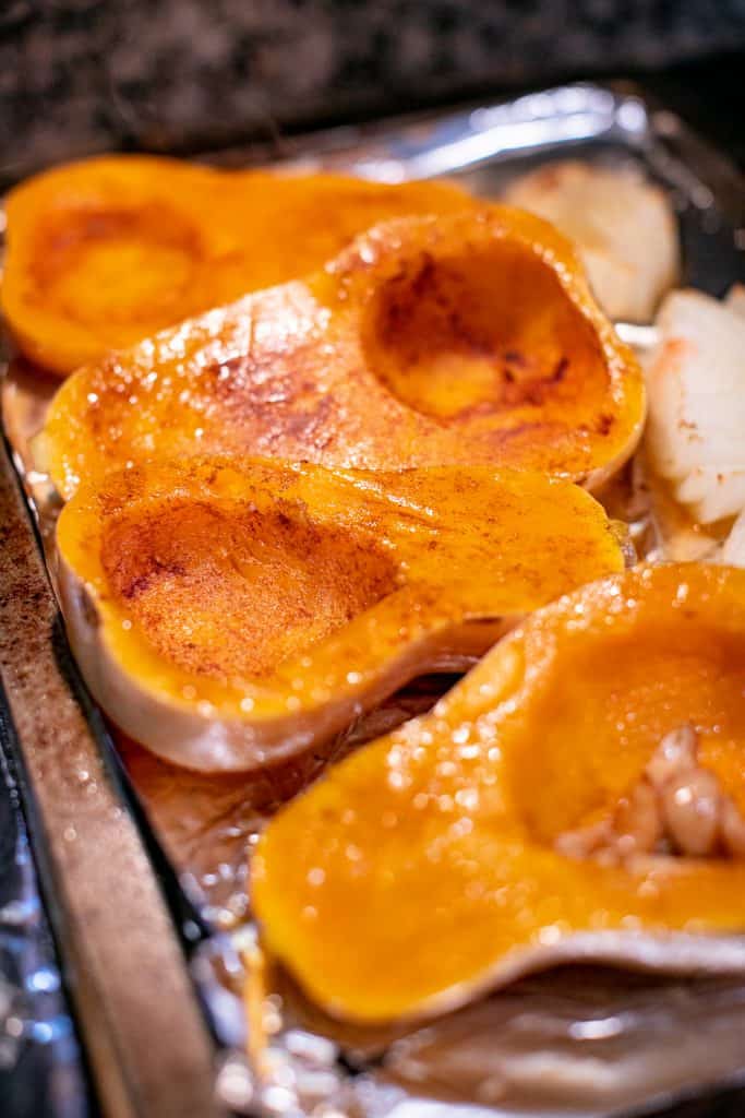 Roasted butternut squash