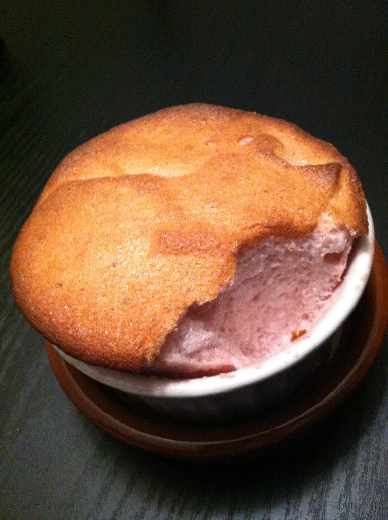 Strawberry soufflé