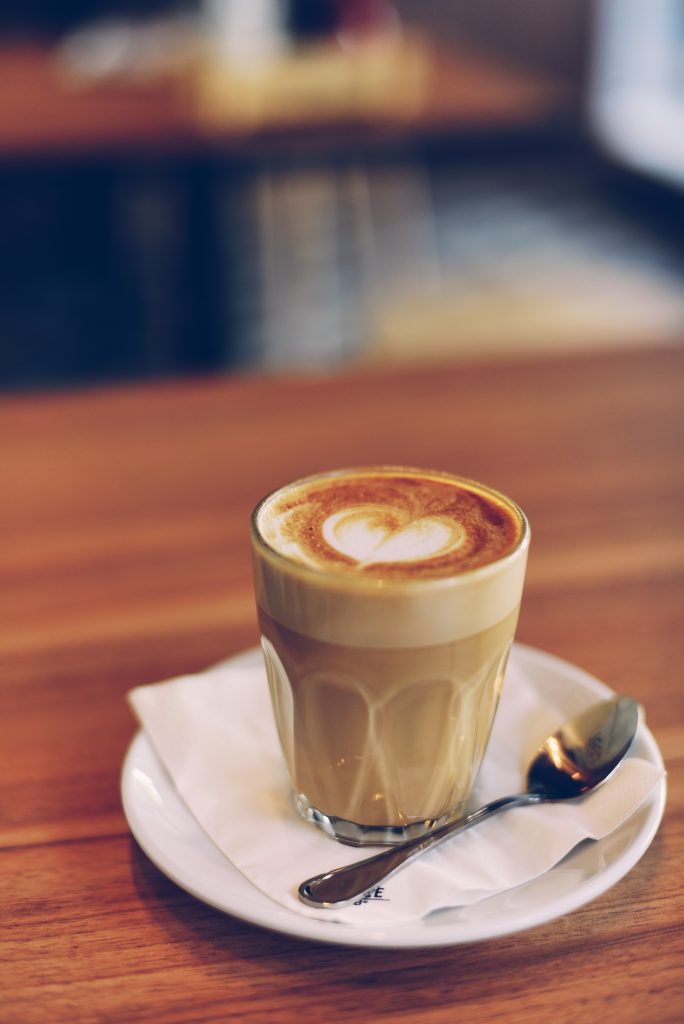 A cuban coffee with foam at the top