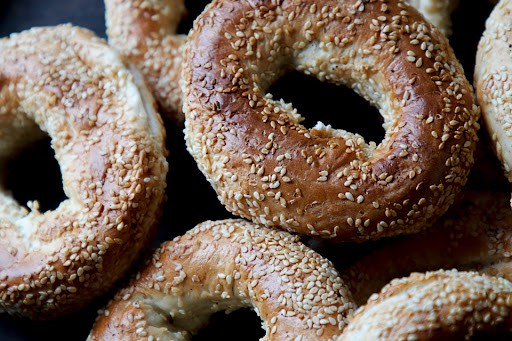 A close-up image of a Bagel