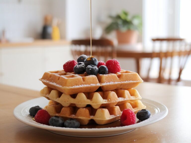 Cinnamon Maple Burst Waffles