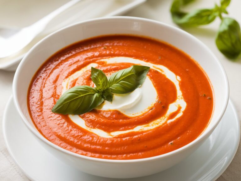 Sun-Kissed Coconut Tomato Soup (Dairy-Free Bliss)