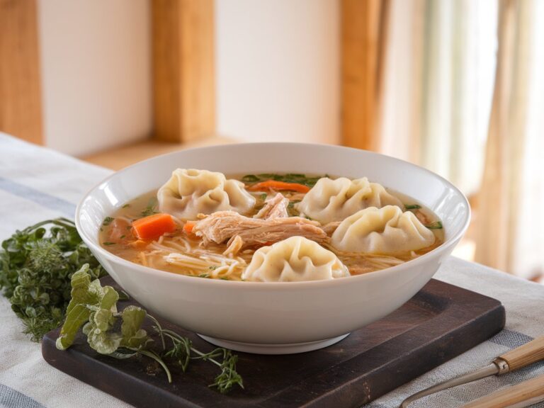 Cozy Chicken Noodle Soup with Fluffy Dumplings
