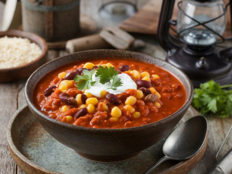 Kickin’ Corn & Bean Chili