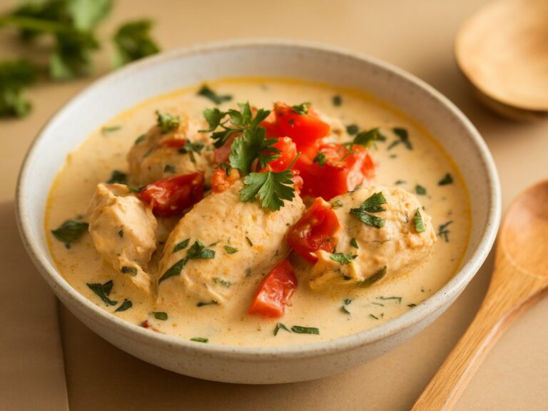 Bright & Creamy Coconut Chicken Curry