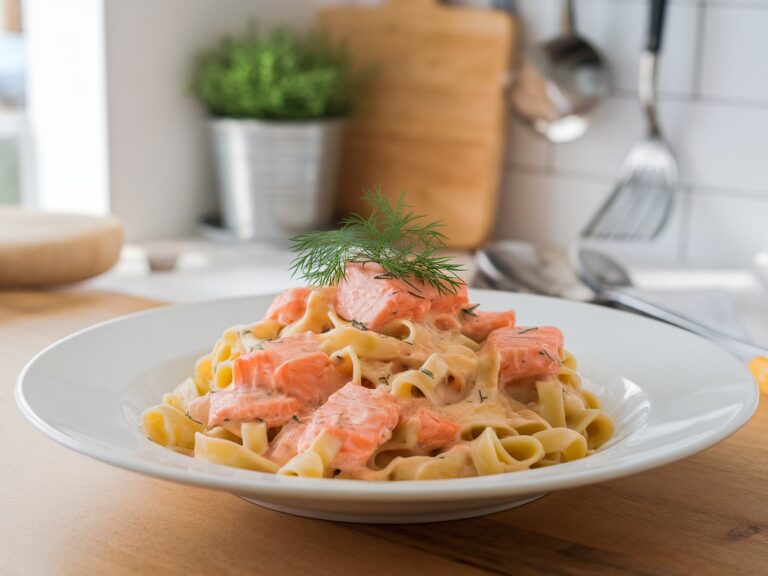 Perfectly Creamy Salmon Pasta for a Weeknight Treat