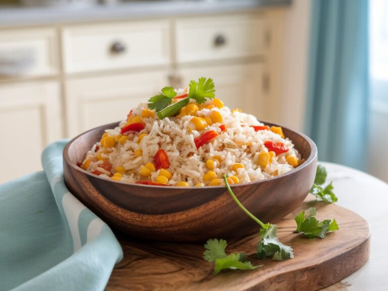 Smoky Chipotle Rice with Roasted Corn & Peppers
