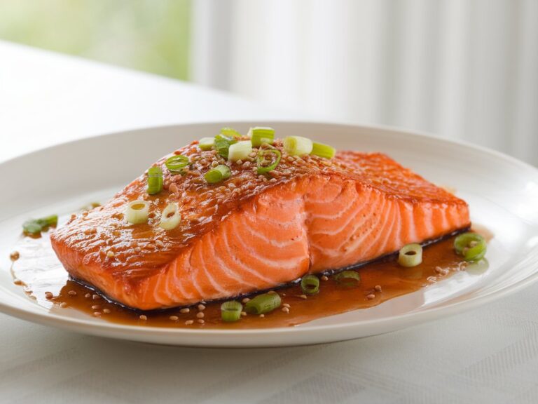Sizzling Maple-Ginger Salmon Teriyaki