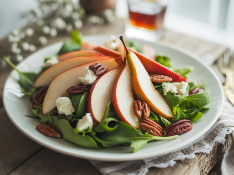 A Fresh and Easy Pear Winter Salad Perfect for Fall Dinners