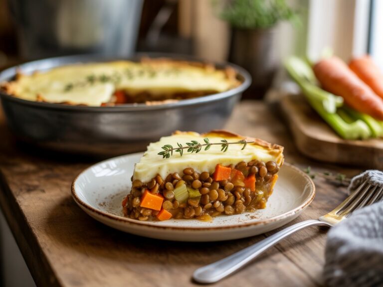 Hearty Harvest Lentil Shepherd’s Pie with Creamy Potato Topping